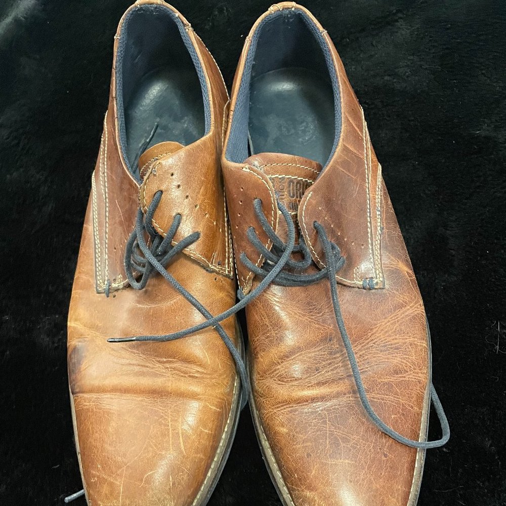 B2 (Browns) Leather Lace Up Brown Dress Shoes